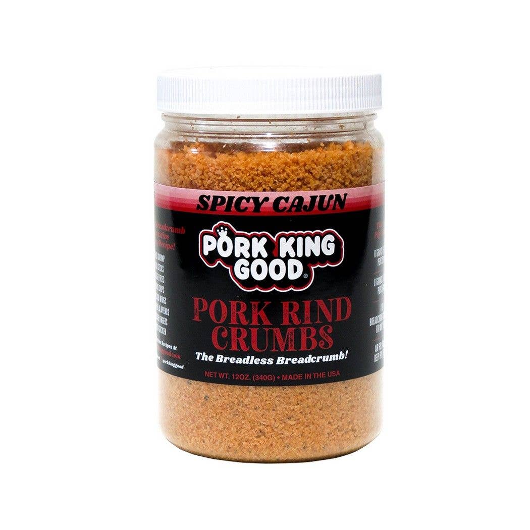 Pork King Good - Pork King Good Cajun Style Pork Rinds Crumbs 12oz Jar