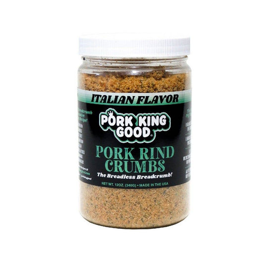 Pork King Good - Pork King Good Italian Style Pork Rinds Crumbs 12oz Jar