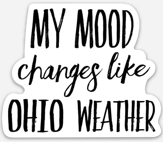Mistake on The Lake - My Mood Changes like Ohio Weather Sticker