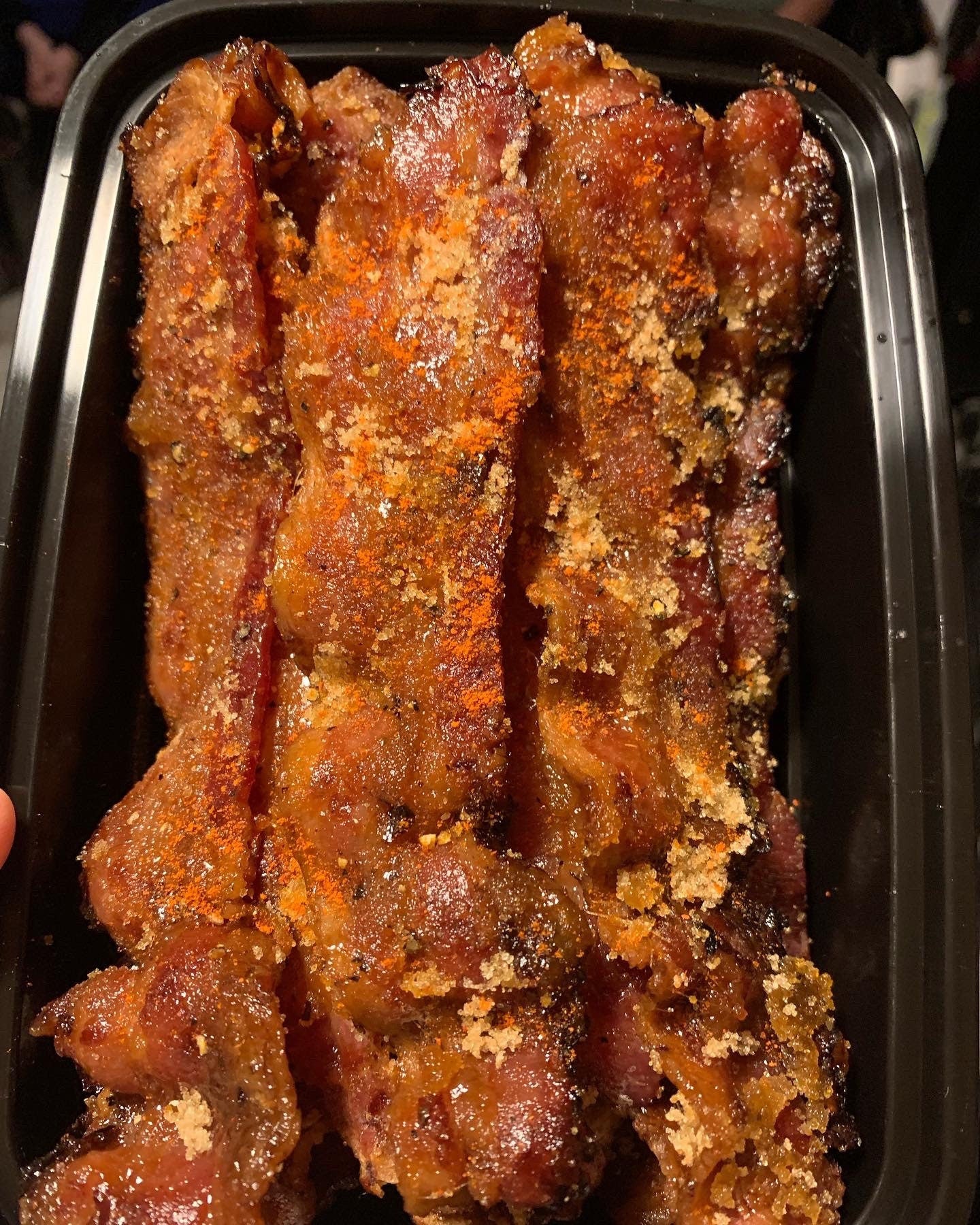 Keto Candied Bacon - 0 NET CARBS per serving- gluten free, paleo friendly, sugar free