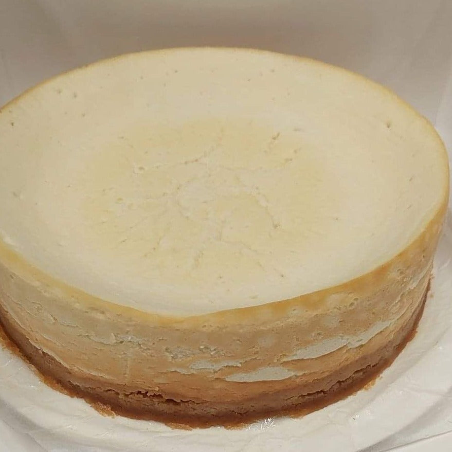 Keto Baked Cheesecake, full size - gluten free, sugar free