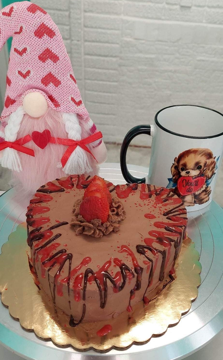 Valentine's Day Heart Cakes - GF, sugar free, grain free